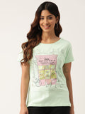 Monte Carlo Women Embellished Printed T-shirt