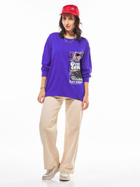 Bewakoof Women Printed Oversized T-shirt