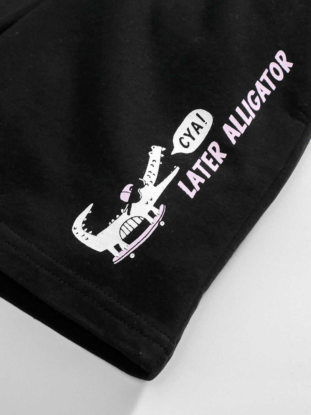 YK Boys Printed Round Neck Short Sleeves T-Shirt & Shorts