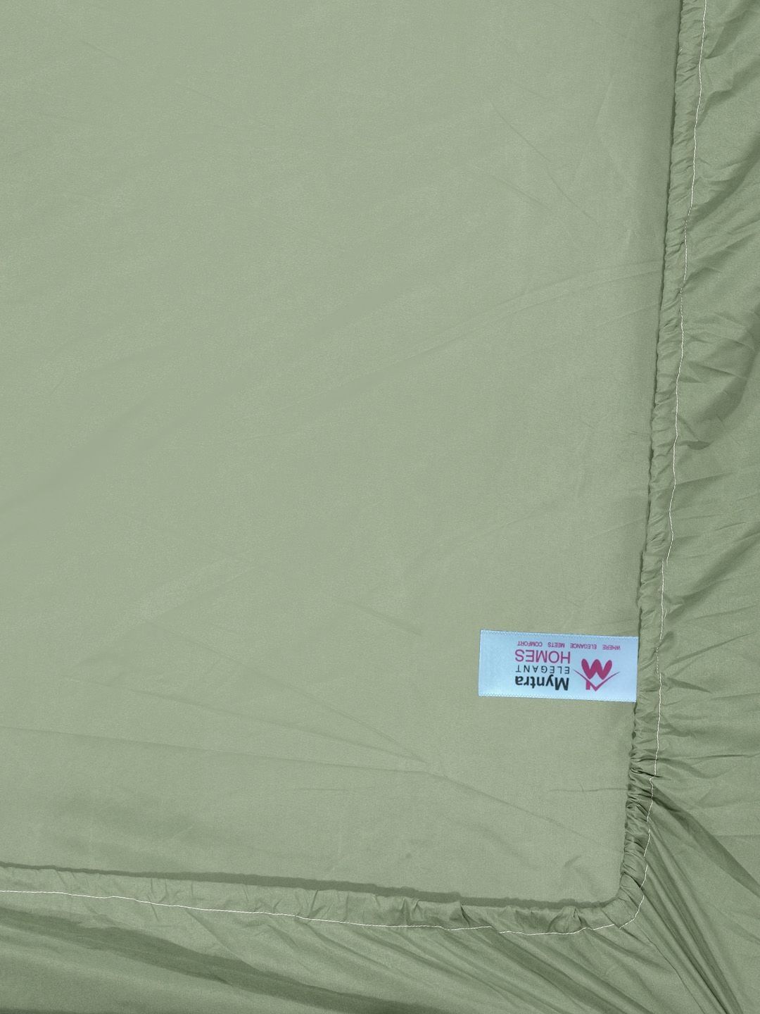 Myntra Elegant Homes Green 300 TC Set Cadar Bujang Dilengkapi 2.25 m x 1.5 m