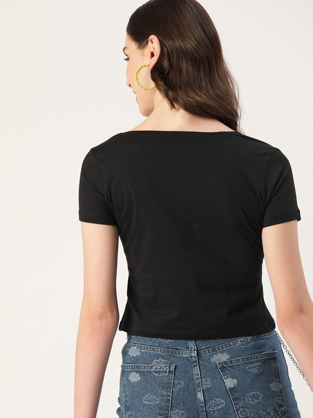 DressBerry Pure Cotton Square neck Top