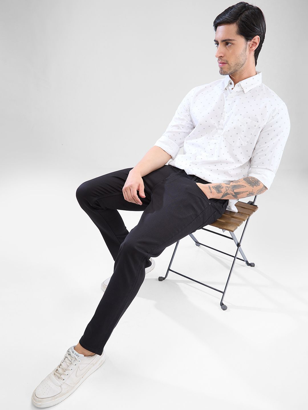 SPYKAR Men Slim Fit Opaque Printed Casual Shirt