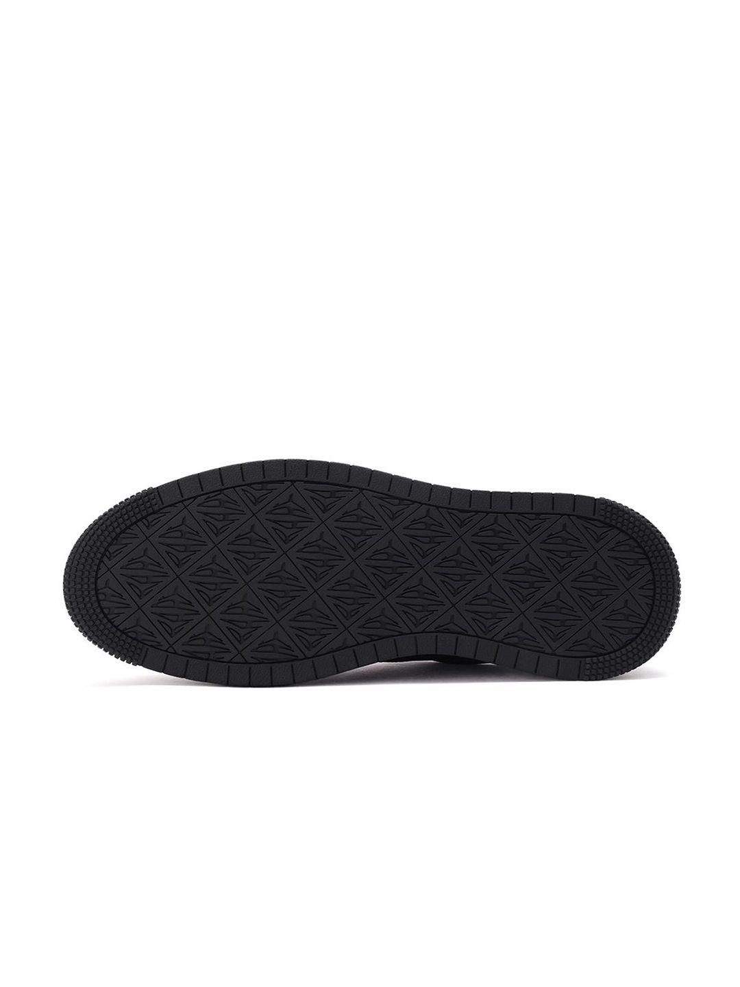 RARE RABBIT Men Printed Leather Sneakers