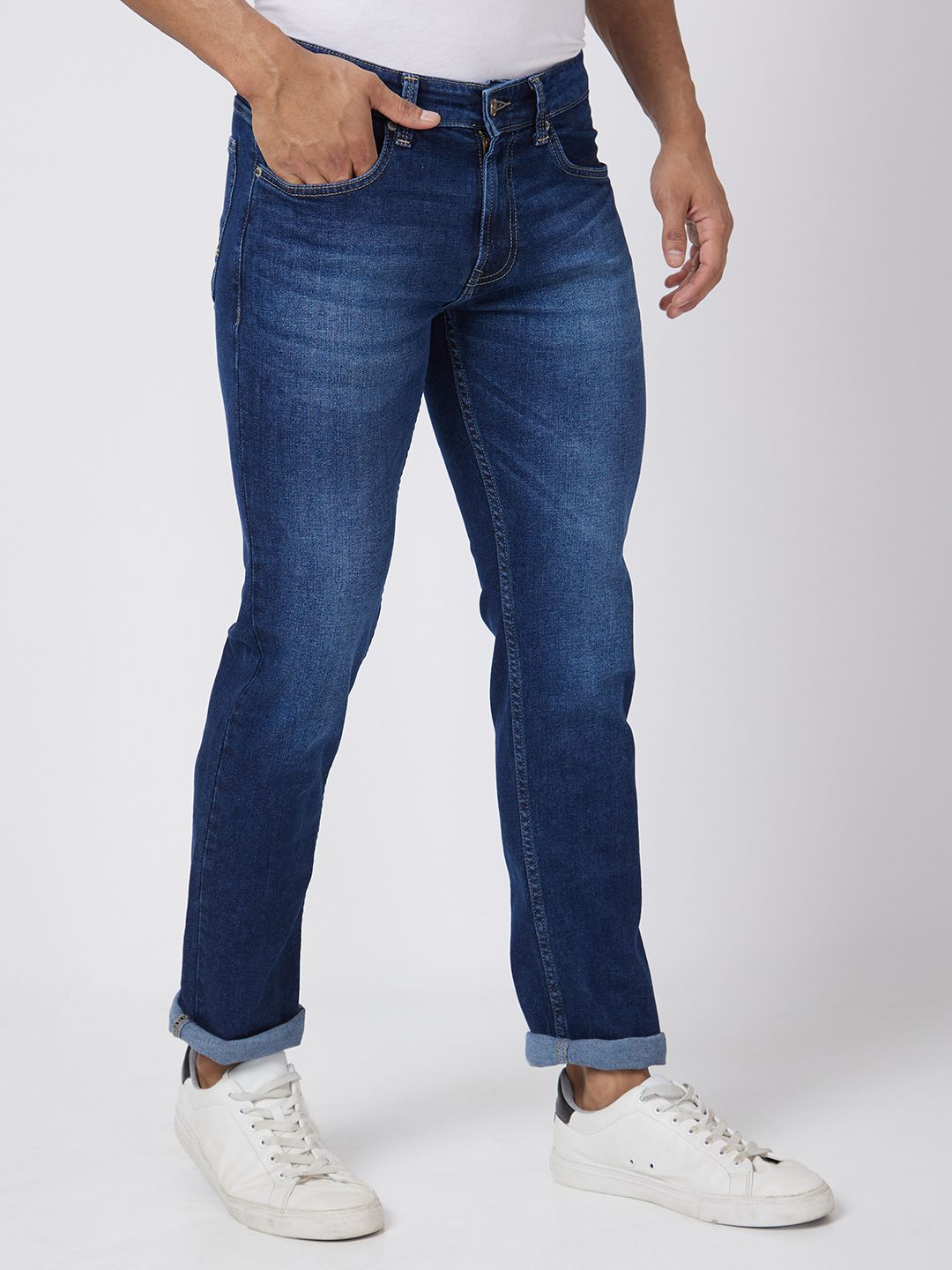 SPYKAR Men Rover Narrow Leg Light Fade Stretchable Jeans