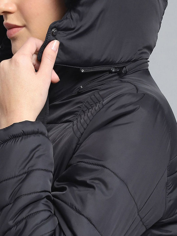 Monte Carlo Women Hooded Solid Casual Lightweight Padded Jacket