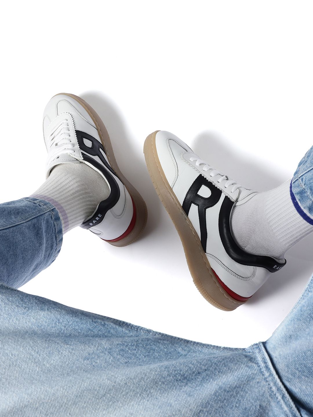 RARE RABBIT Men Dorset Pro Leather Sneakers