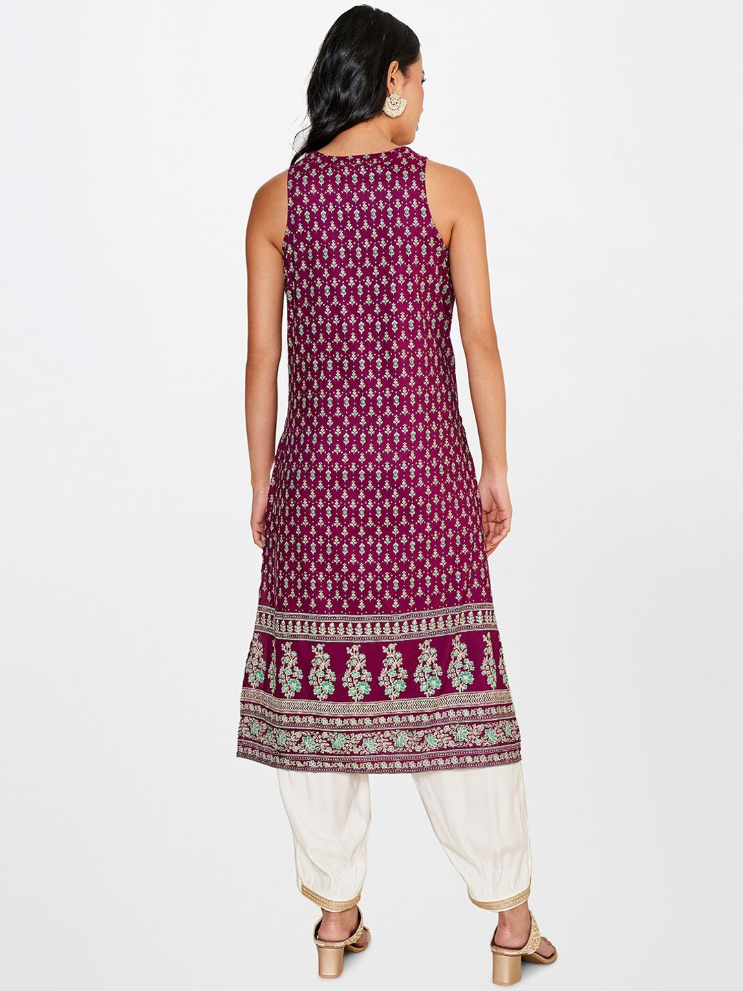 Global Desi  Ethnic Motifs Printed Kurta