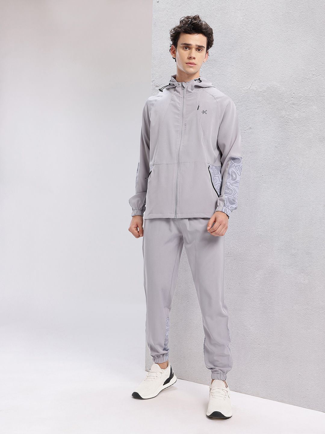 HRX by Hrithik Roshan Men Printed Rapid-Dry Running Tracksuit