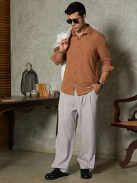Campus Sutra Men Cotton Comfort Casual Shirt
