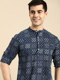 Anouk Men Floral Printed Floral Pure Cotton Kurta
