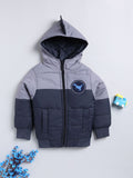 Moms Love Infant Boys Colourblocked Lightweight Padded Jacket