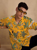 DENNISON Block Printed Oversized Casual Shirt