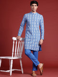 Anouk Printed Regular Pure Cotton Kurta with Trousers