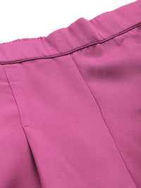 all about you Women Pleated Wide Leg Trousers