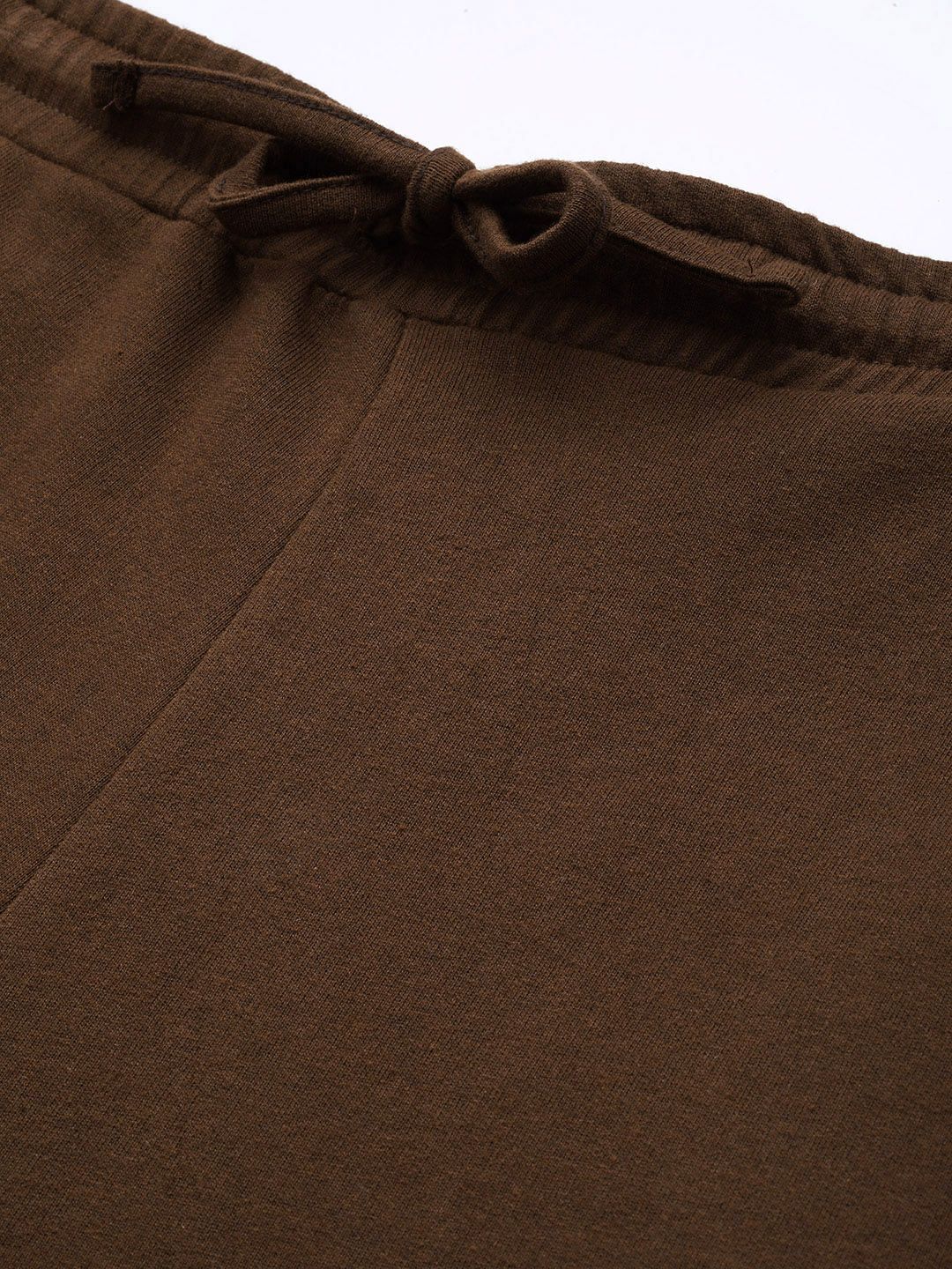 SASSAFRAS Women Brown Track Pants