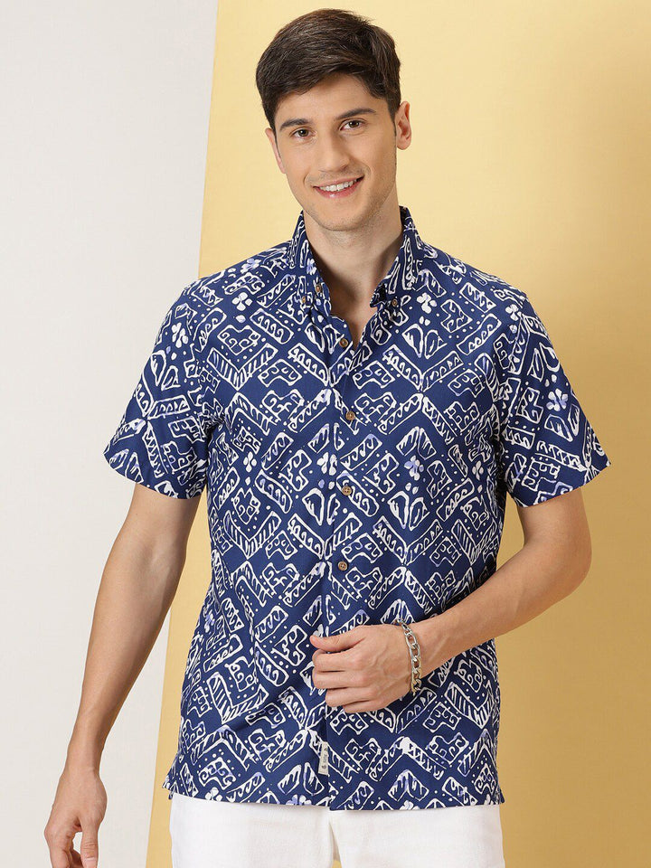 Thomas Scott Comfort Fit Floral Printed Cotton Casual Shirt