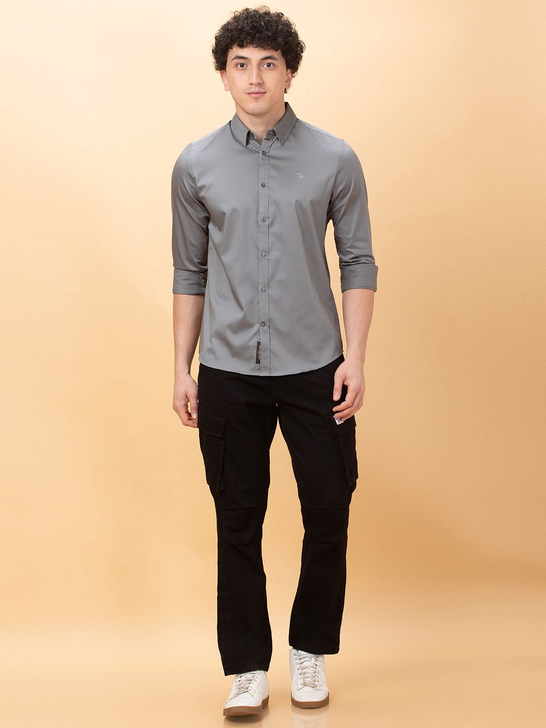 Being Human Men Easy Fit Cargos Trousers