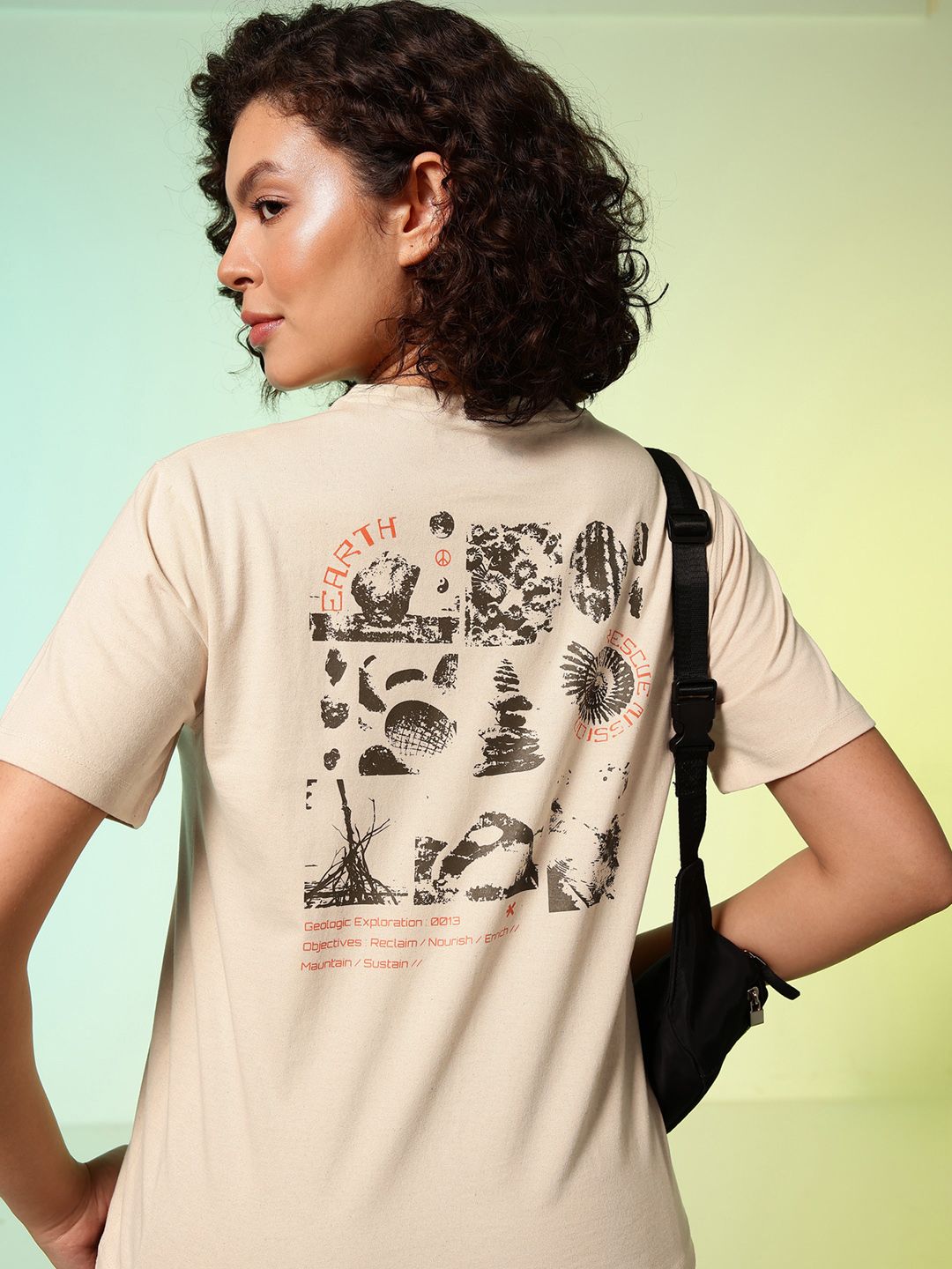 HRX by Hrithik Roshan Graphic Printed T-shirt