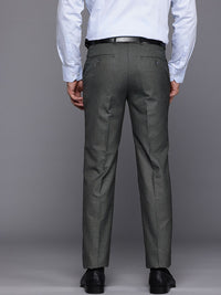 Raymond Men Checked Slim Fit Trousers