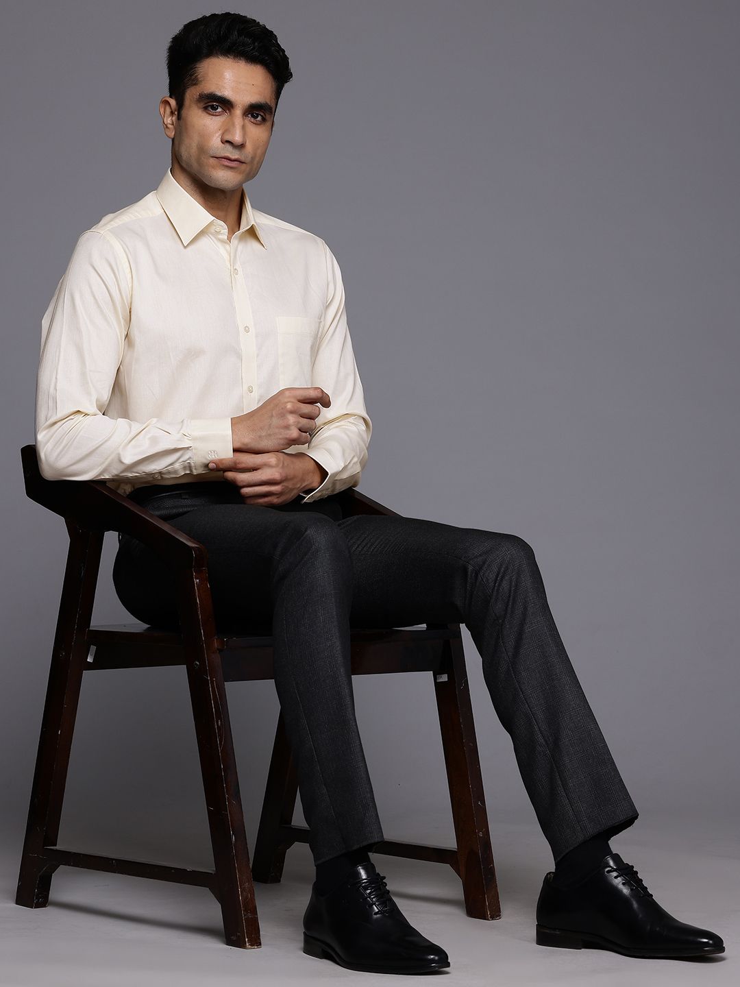 Raymond Pure Cotton Slim Fit Formal Shirt