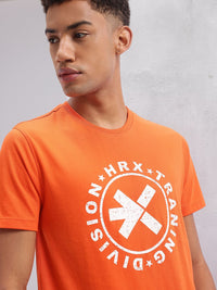HRX by Hrithik Roshan Brand Logo Printed Training T-shirt