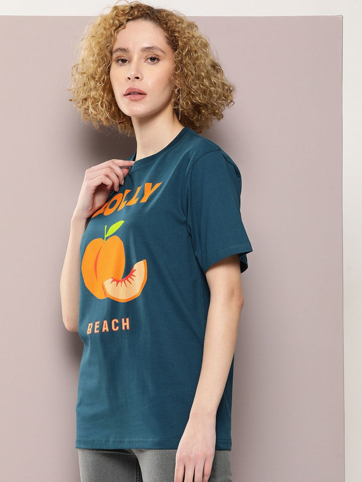 DILLINGER Graphic Printed Oversized Pure Cotton T-shirt