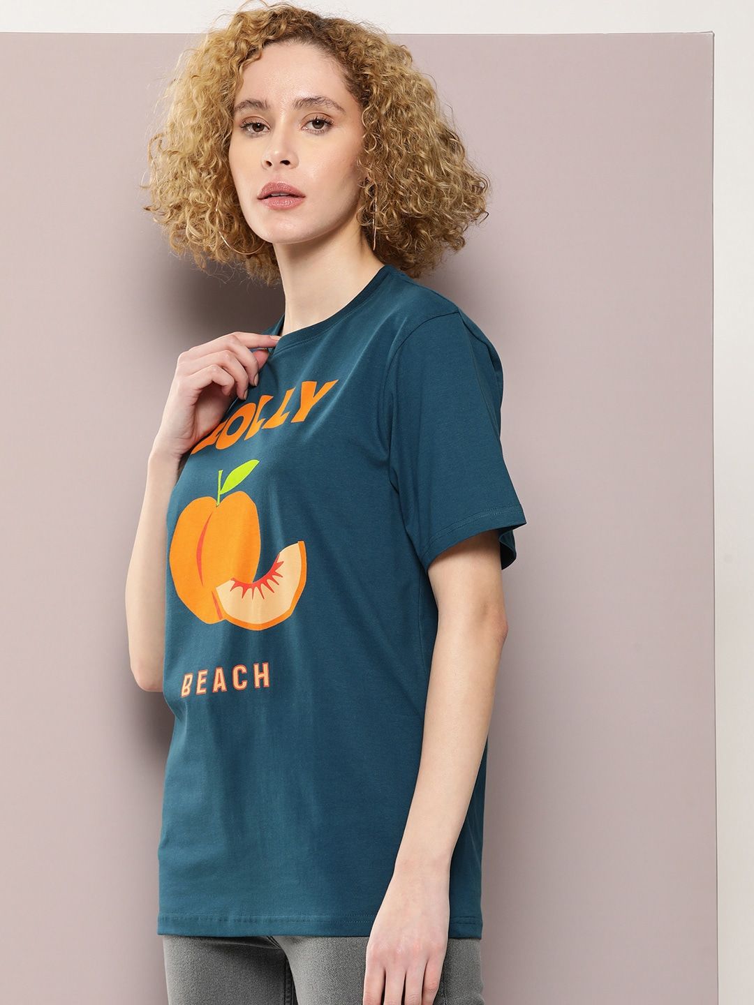 DILLINGER Graphic Printed Oversized Pure Cotton T-shirt