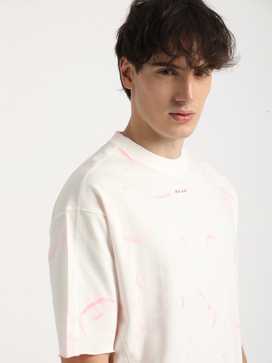THE BEAR HOUSE Tie & Dye Pure Cotton Oversized T-shirt