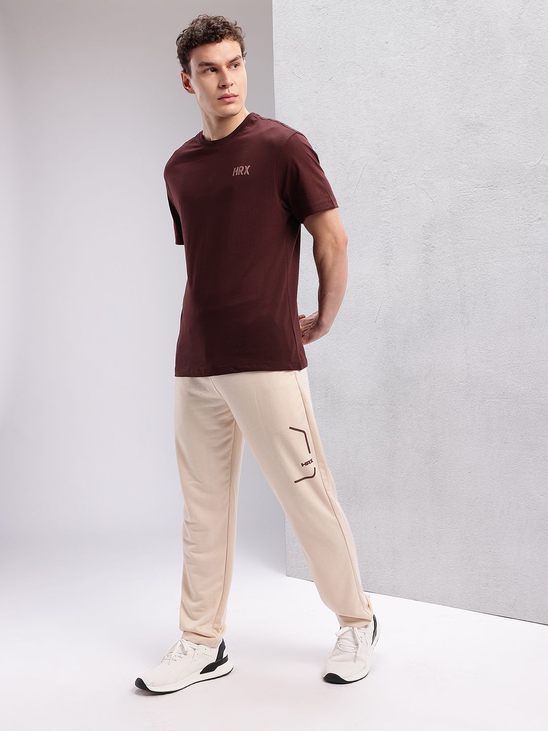 HRX by Hrithik Roshan Men Typography Puff Printed Training T-shirt