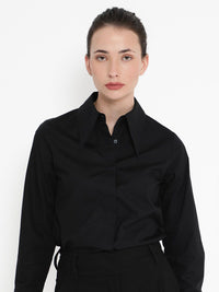 RAREISM Comfort Concealed Button Placket Cotton Formal Shirt