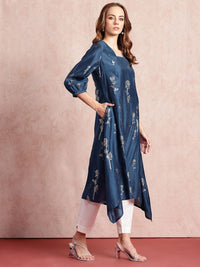 all about you Floral Printed Gotta Patti Kurta