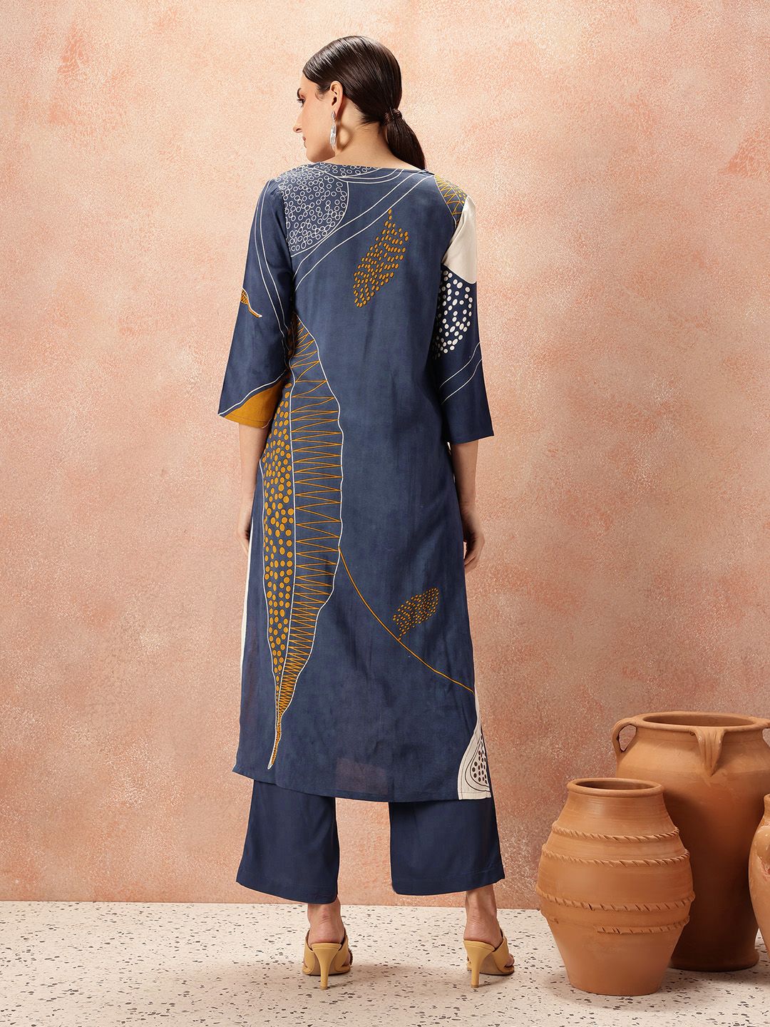 all about you Printed Regular Kurta With Palazzos & Dupatta