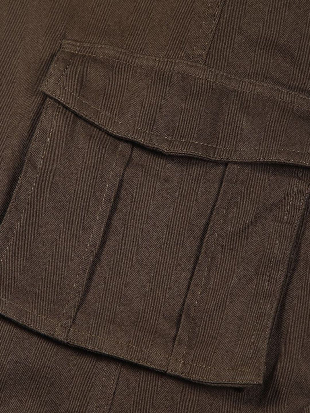 Thomas Scott Men Smart Slim Fit Mid-Rise Easy Wash Cargos Trousers