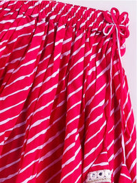 VASTRAMAY Infant Girls Leheriya Printed Ready to Wear Lehenga & Blouse With Dupatta