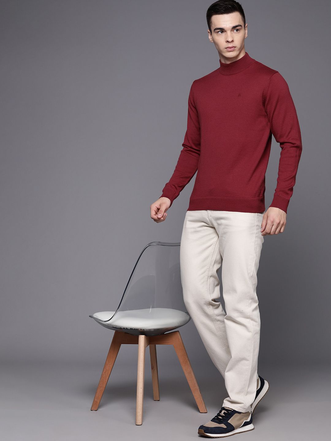 Raymond High Neck Smart Casual Pullover