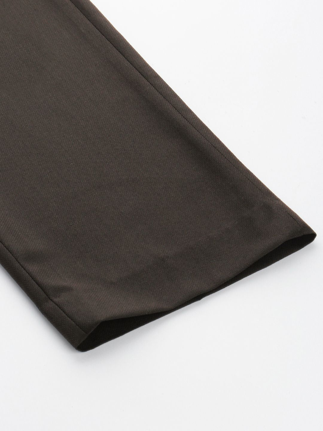 Park Avenue Men Textured Smart Fit Mid-Rise Formal Trousers