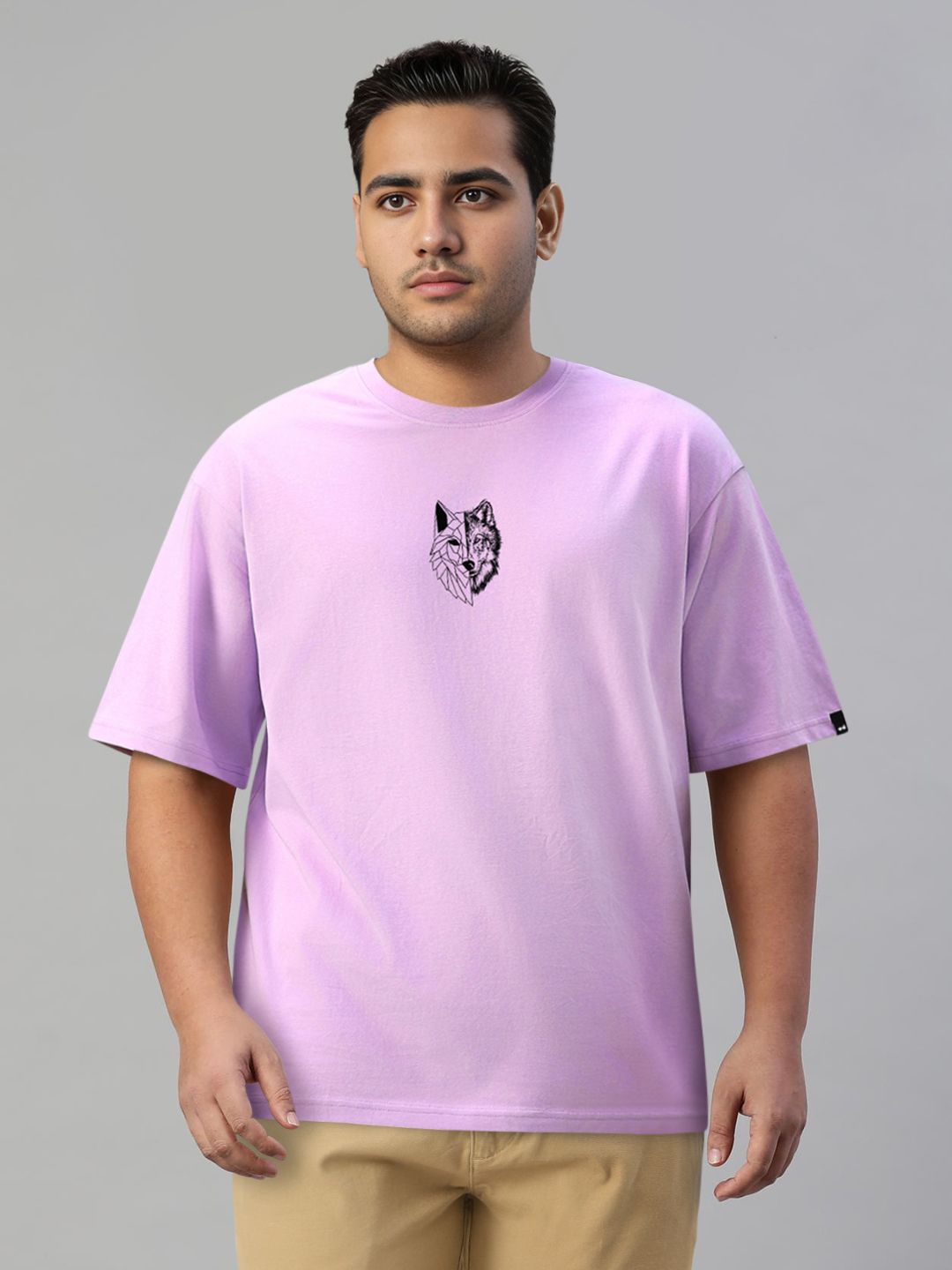 Bewakoof Graphic Printed Drop-Shoulder Sleeves Oversized Fit Cotton T-shirt