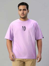 Bewakoof Graphic Printed Drop-Shoulder Sleeves Oversized Fit Cotton T-shirt