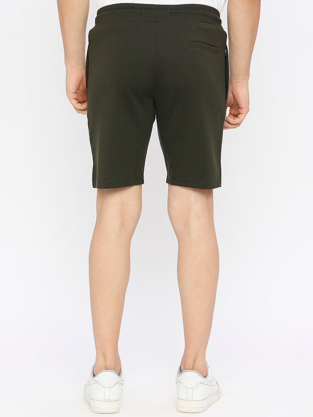 SPYKAR Men Typography Printed Mid Rise Cotton Sports Shorts