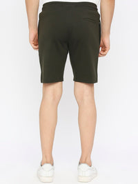 SPYKAR Men Typography Printed Mid Rise Cotton Sports Shorts