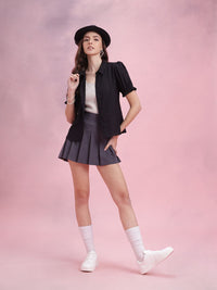 DressBerry Puff Sleeves Casual Shirt