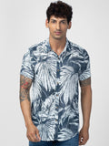 SPYKAR Men Slim Fit Floral Printed Casual Cotton Shirt