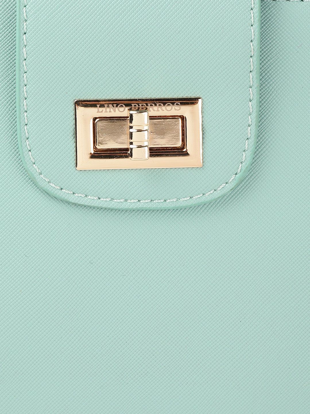 Lino Perros Women Sea Green Solid Sling Bag