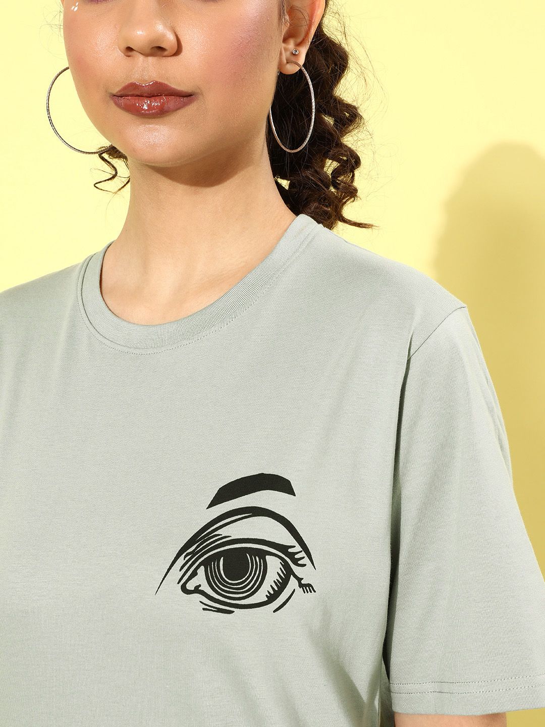 DILLINGER Women Graphic Printed Oversized T-shirt