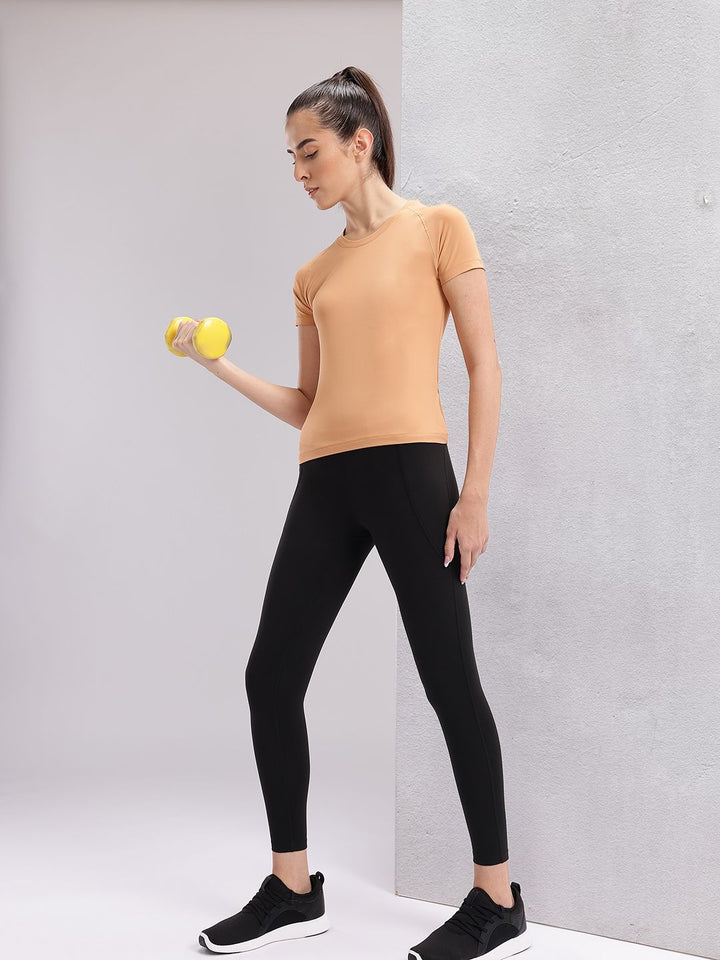 HRX by Hrithik Roshan Women Slim Fit Training T-shirt