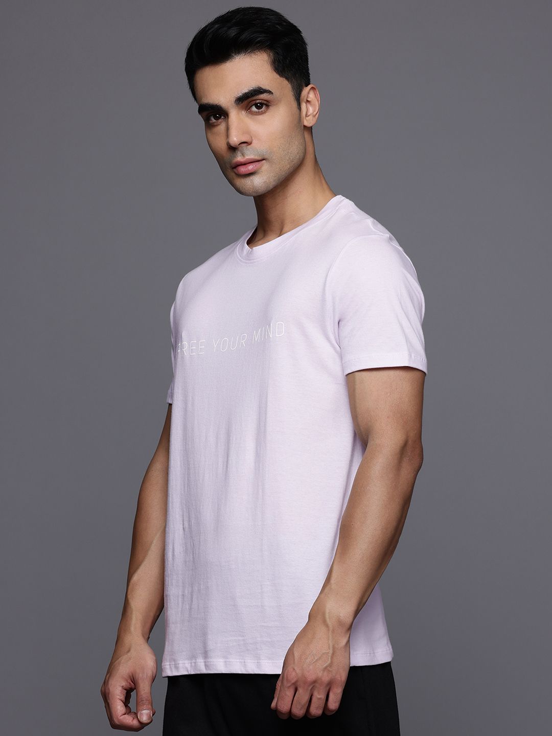 HRX by Hrithik Roshan Typography Printed Yoga T-Shirt