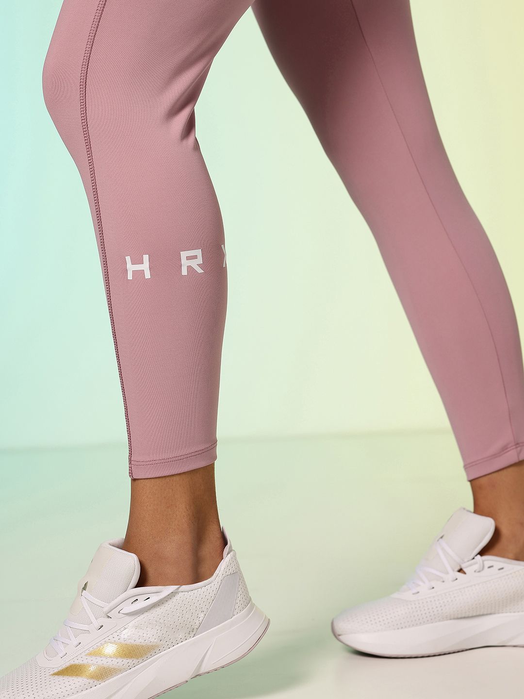 HRX by Hrithik Roshan Women Unity Story Rapid-Dry Printed Training Tights