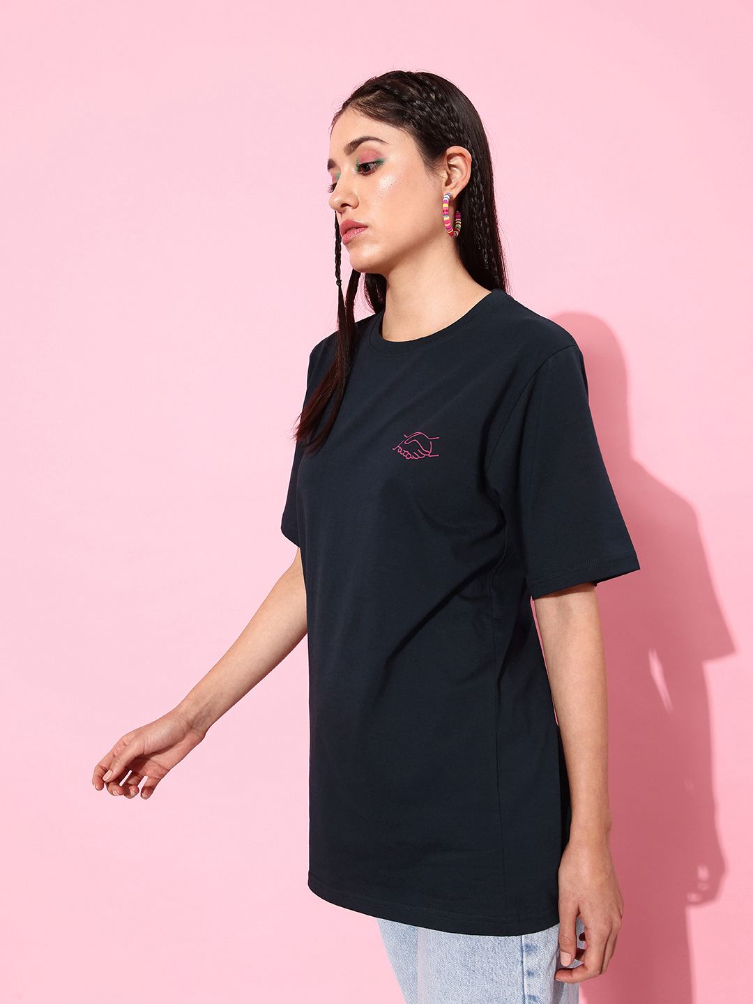 DILLINGER Pure Cotton Printed Oversized T-shirt