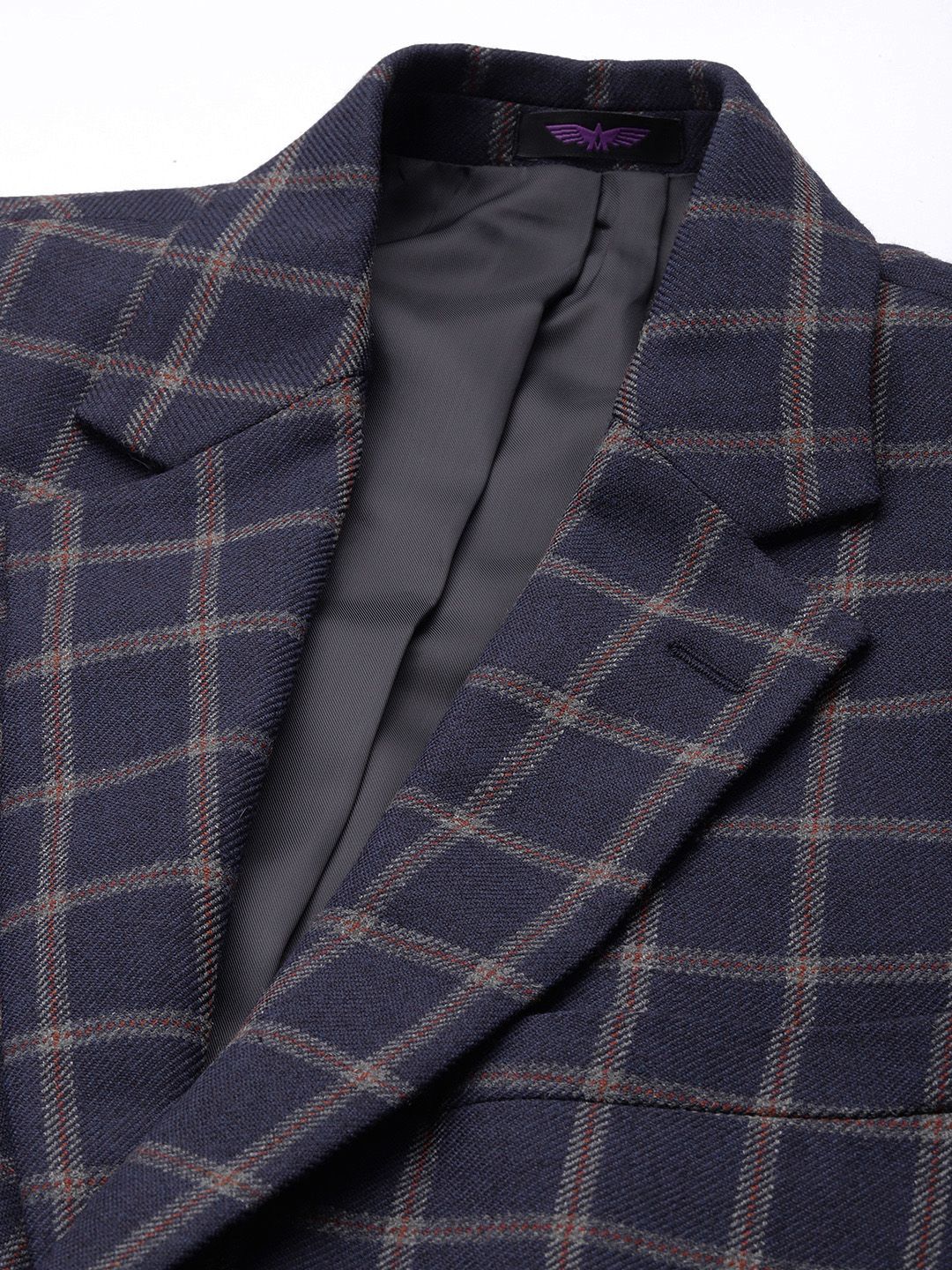 Park Avenue Checked Formal Blazer