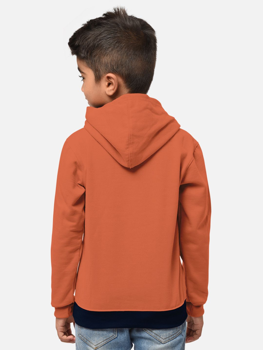 HELLCAT Boys Colourblocked Hooded T-shirt With Jogger
